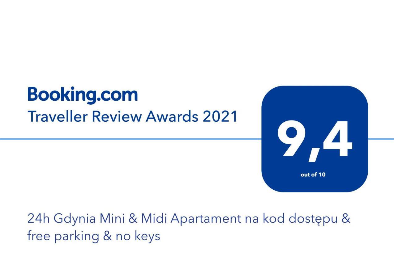 24H Gdynia Mini Apartamenty Na Kod Dostepu & Free Parking & No Keys Esterno foto